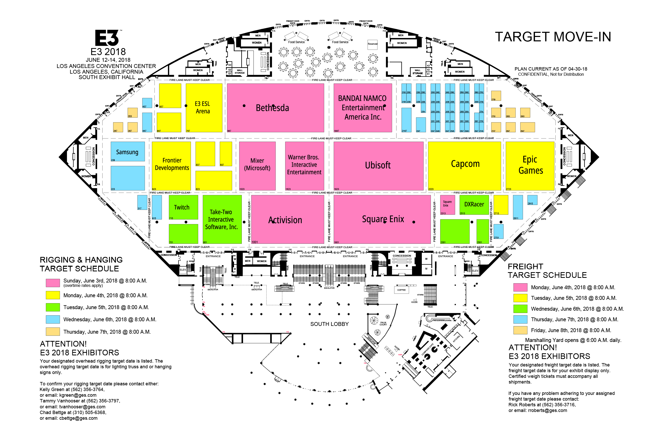 E3 Floor Plans and Booth List Released Gamerz Unite